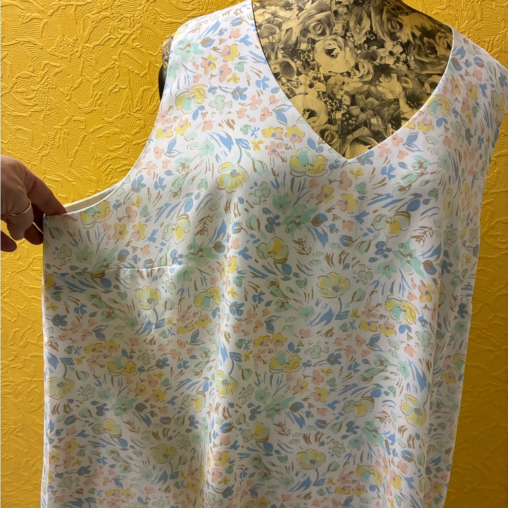 Cato Pastel Floral Tank Top